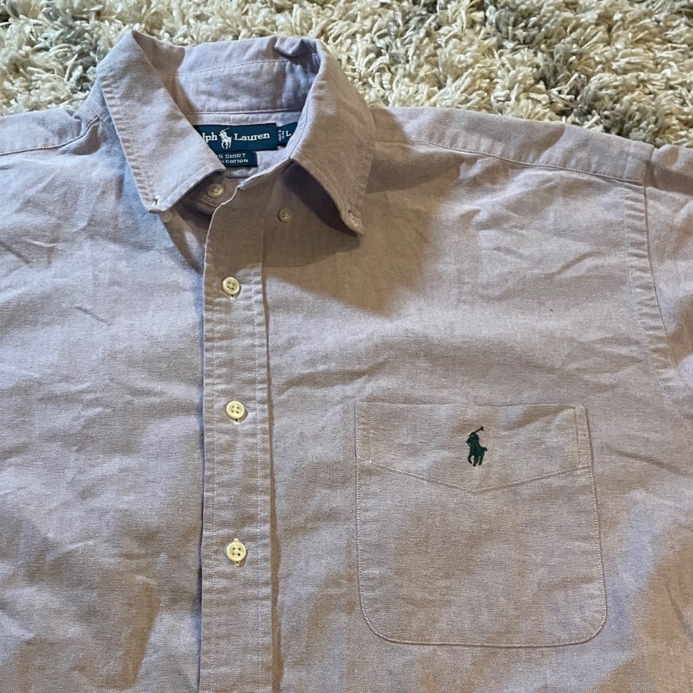 Ralph Lauren Men's‎ Light Purple Button Down Shirt